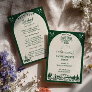 Invitación Último sendero antes de la despedida de soltera de