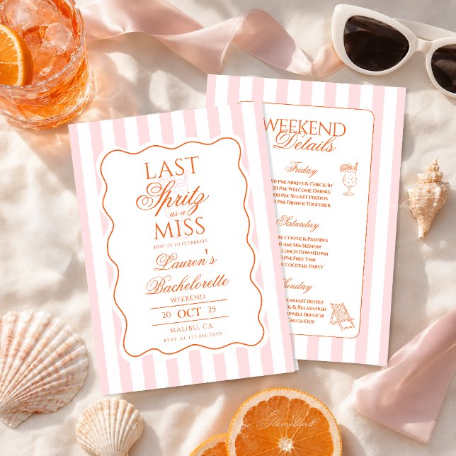 Invitación Último Spritz como Señorita Soltera  (Subido por el creador)