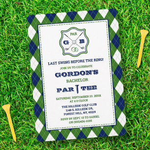 Invitación Último swing antes de la boda Golf Despedida de so