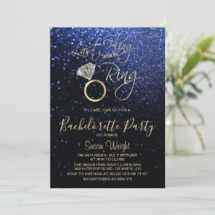 Invitación Último vuelo antes de la bachillerato del anillo -
