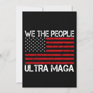 Invitación Ultra Maga Pro Trump 2024 Divertido Republicano
