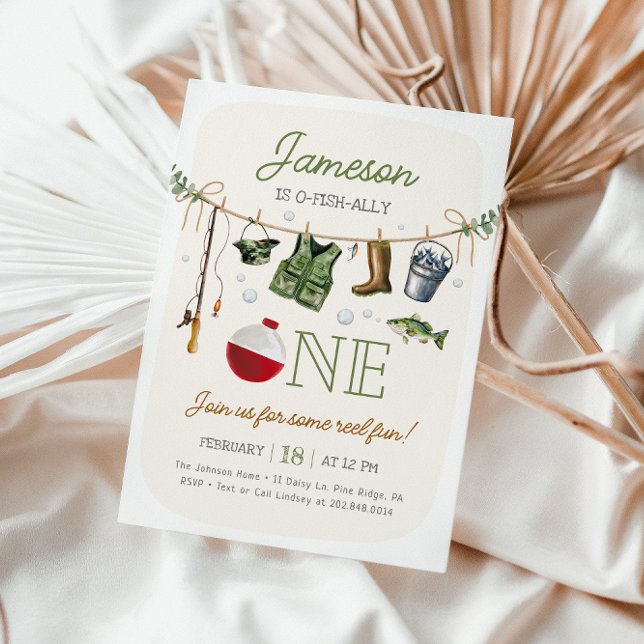 Invitación Un aliado de la pesca 1er cumpleaños (Subido por el creador)