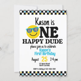 Invitación Un Amigo Feliz Cumpleaños Primer Cumpleaños