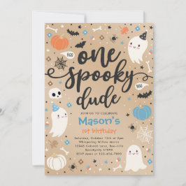 Invitación Un Amigo Tonto Tía Fantasma De Halloween Primer Cu