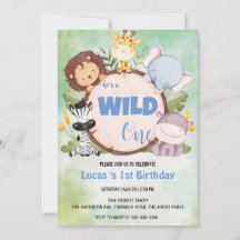 Un animal salvaje de la selva 1.ᵉʳ fiesta de cumpl