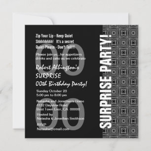 Invitación Un año sorprendente cumpleaños moderno gris blanco