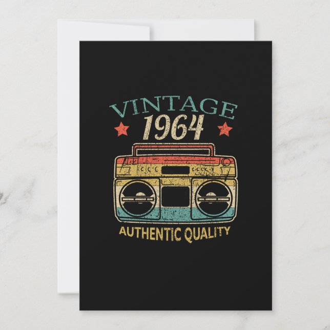 Invitación Un auténtico regalo de B-Day de calidad de Radio 1 (Anverso)