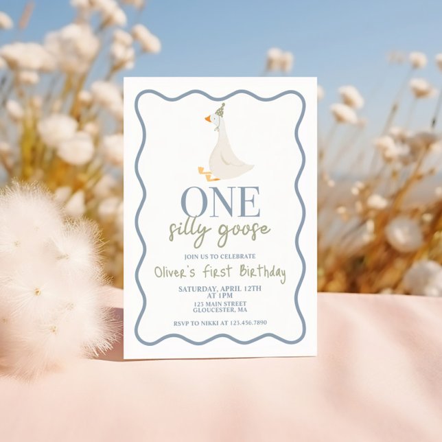 Invitación Un azul y verde de la gallina azul y verde (Subido por el creador)