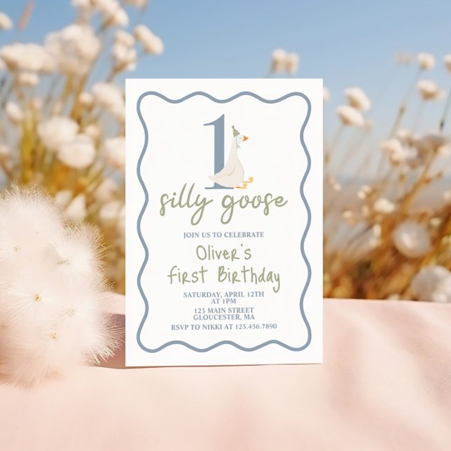 Invitación Un azul y verde de la gallina azul y verde (Subido por el creador)