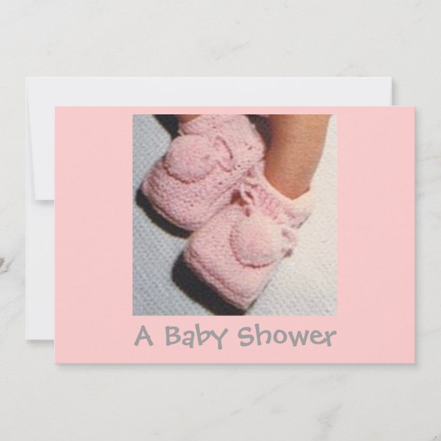 Invitación Un Baby Shower (Anverso)