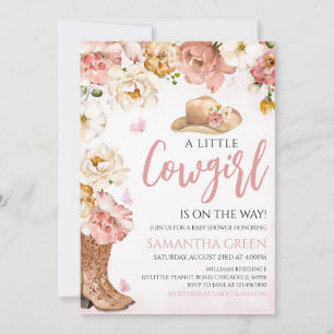 Invitación Un Baby Shower de niñita
