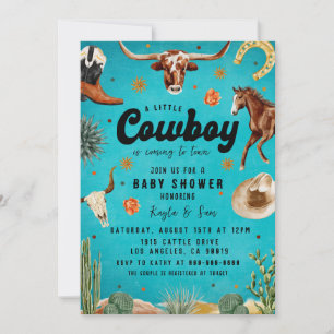 Invitación Un Baby Shower de un niñito