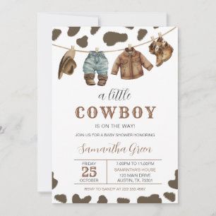Invitación Un Baby Shower de un niñito