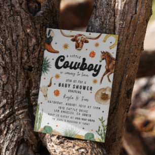 Invitación Un Baby Shower de un niñito