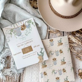 Invitación Un Baby Shower de un niñito