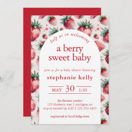 Invitación Un Baby Shower dulce de Berry