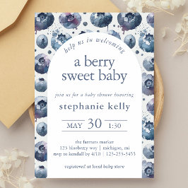 Invitación Un Baby Shower dulce de Berry