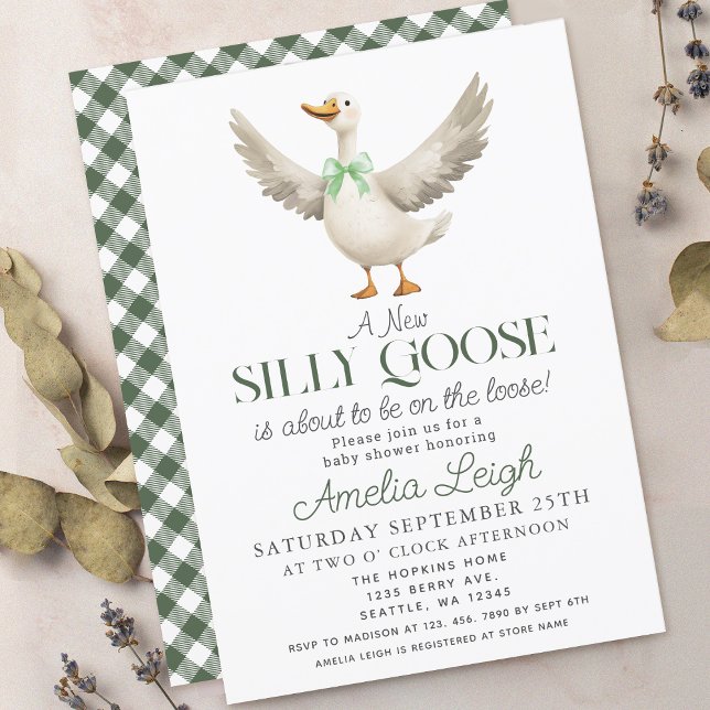 Invitación Un Baby Shower neutral de género con un poco de gr (Subido por el creador)