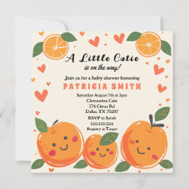 Invitación Un Baby Shower un poco cursi