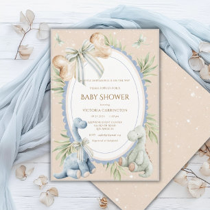Invitación Un Babysauraus está en la ducha de bebé linda