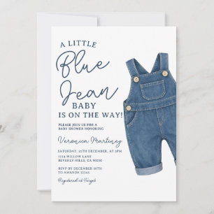 Invitación Un bebé de vaqueros está en camino Fiesta de Baby