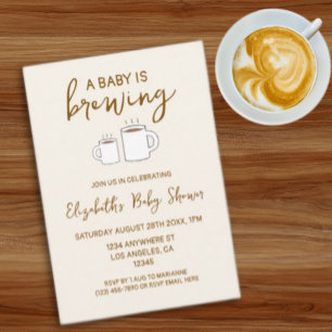 Invitación Un bebé está preparando Baby Shower