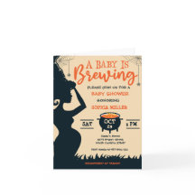 Un bebé está preparando Baby Shower para brujas de