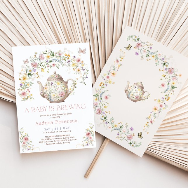 Invitación Un bebé está preparando Baby Shower para un Fiesta (Subido por el creador)