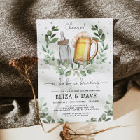 Un bebé está preparando cerveza y una ducha de hie