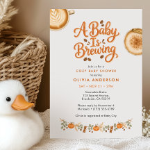 Un bebé está preparando un tema de café para Baby 