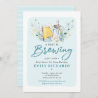 Un bebé está preparando una botella y un Baby Show