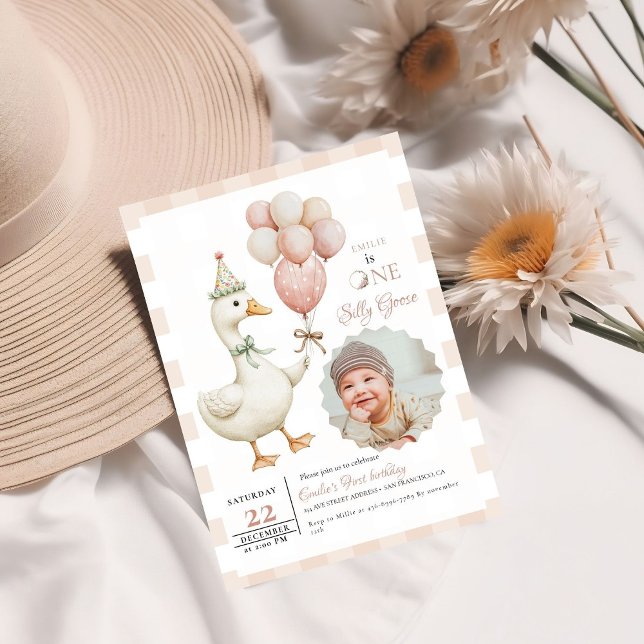 Invitación Un bebé gótico tonto primer cumpleaños (Subido por el creador)