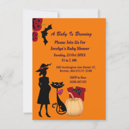 Invitación Un bebé lindo está preparando un Baby Shower para 