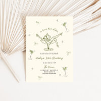 Un bit Tini más viejo Mano Quirky dibujada Cumplea