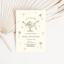 Un bit Tini más viejo Mano Quirky dibujada Cumplea