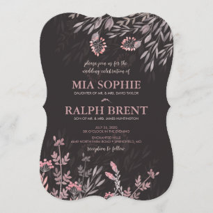 Invitación Un Boda soñador de la noche de verano