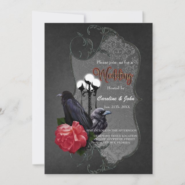 Invitación Un boda único (Anverso)