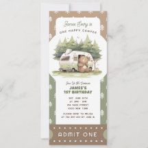 Un Boleto de Un Campista Feliz Admite Uno