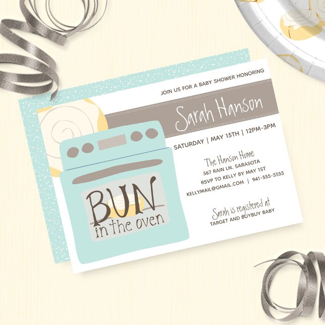 Invitación Un bollo en el Baby Shower de los cuervos (Subido por el creador)
