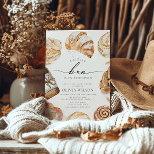 Invitación Un bollo en la cocina de los hornos Baby Shower