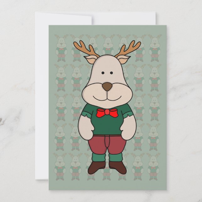 Invitación Un bonito ciervo (Anverso)