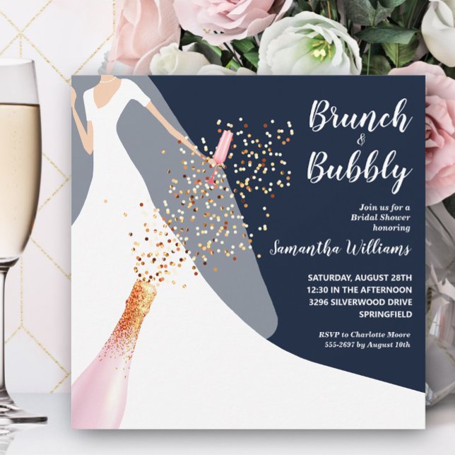 Invitación Un brunch burbujeante en la ducha de novia de la m (Subido por el creador)