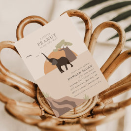 Invitación Un cacahuete | Baby Shower del desierto del Safari