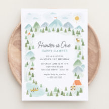 Un Camper Feliz Primer Cumpleaños