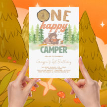 Un Camper Feliz Primer Cumpleaños