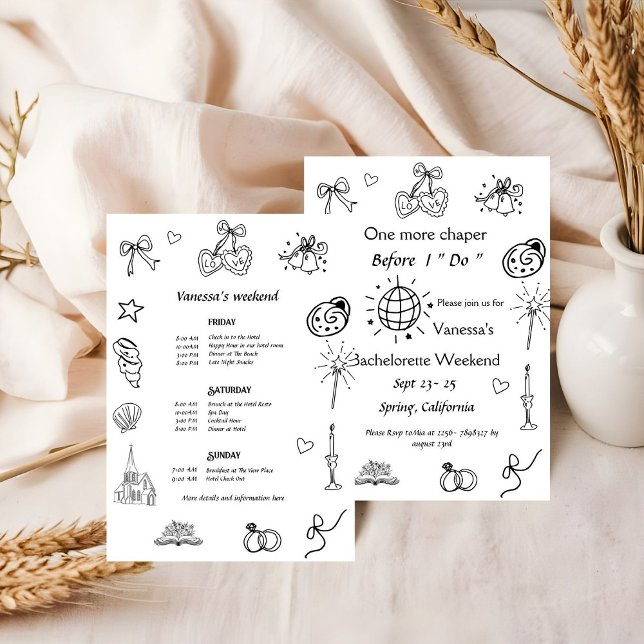 Invitación Un capítulo antes de la capilla Libro de Bachelore (Subido por el creador)