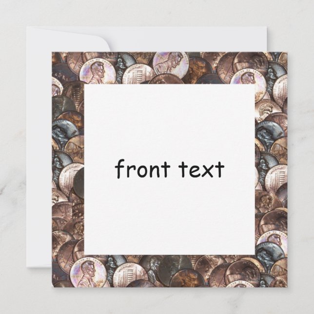 Invitación Un centavo de fondo (Anverso)