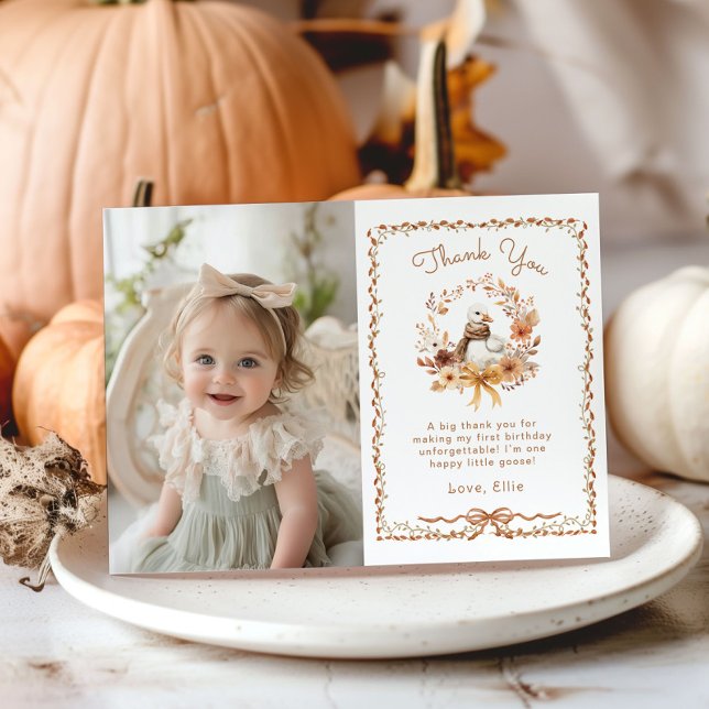 Invitación Un Chica Goose Silly Ferid Feriado de Cumpleaños G (Subido por el creador)