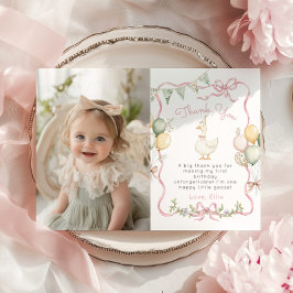 Invitación Un Chica Goose Silly Ferid Feriado de Cumpleaños G