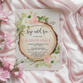 Invitación Un chica rústico toma y ve a conocer la ducha de m